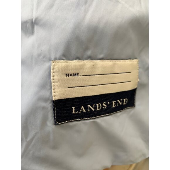 Lands End Kids 3T Blue Puffer Jacket Goose down - Picture 7 of 9